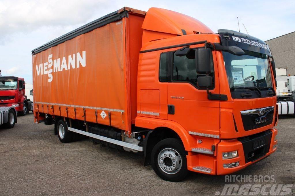 MAN TGM 12.250 + EURO 6 + manual + LIFT + BE apk 18-05 Тентовані вантажівки