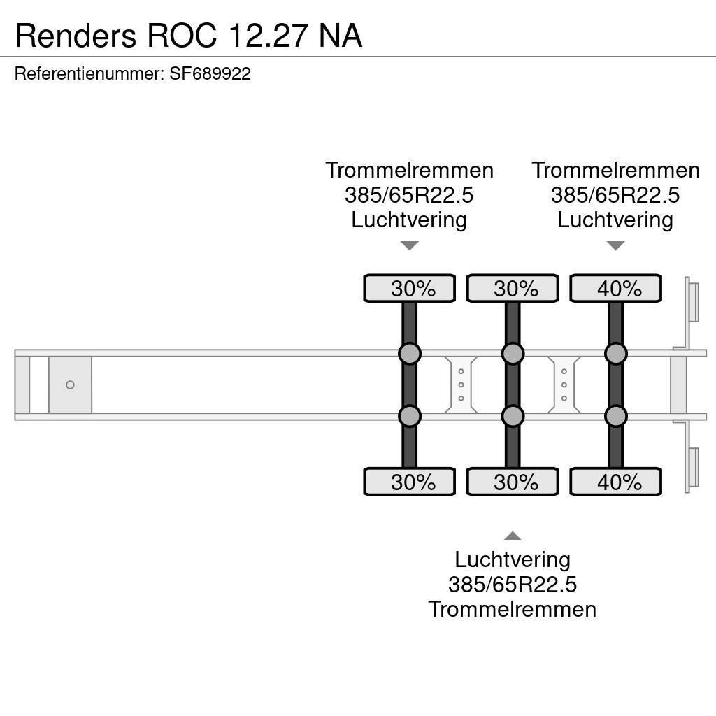 Renders ROC 12.27 NA Напівпричепи-платформи/бічне розвантаження