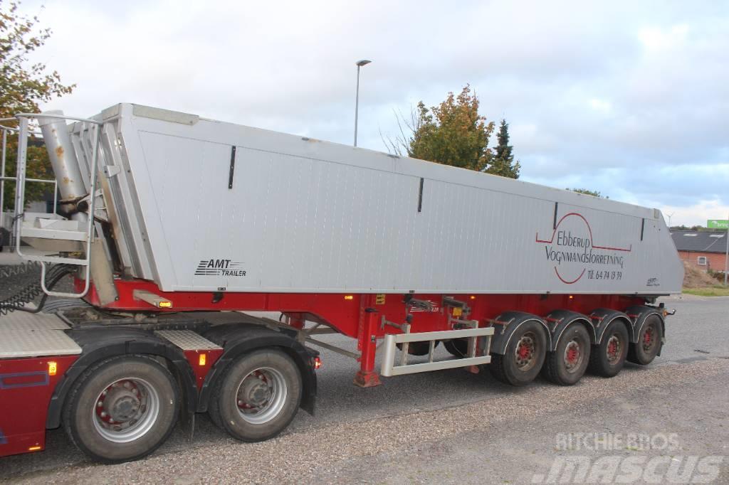 AMT TG400 4 akslet 36 m3 tip trailer med plast. Напівпричепи-самоскиди