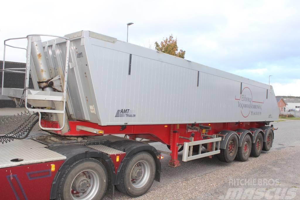 AMT TG400 4 akslet 36 m3 tip trailer med plast. Напівпричепи-самоскиди