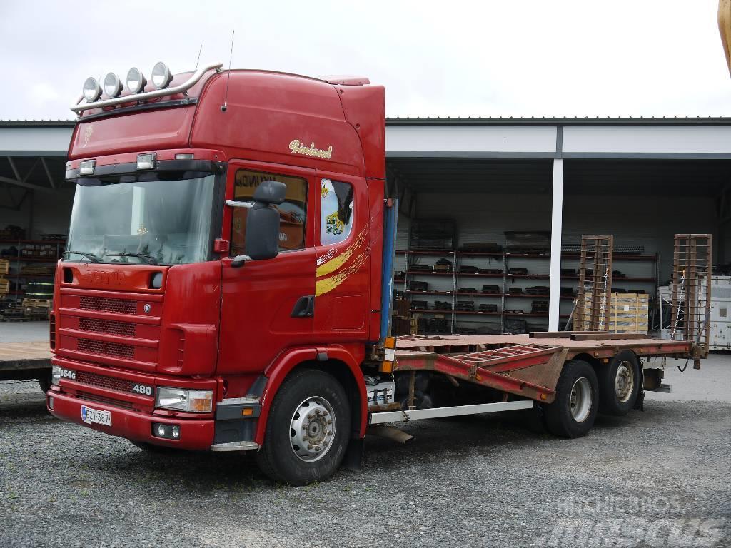 Scania R 164 6x2 konelavalla Вантажівки для лісозаготівель