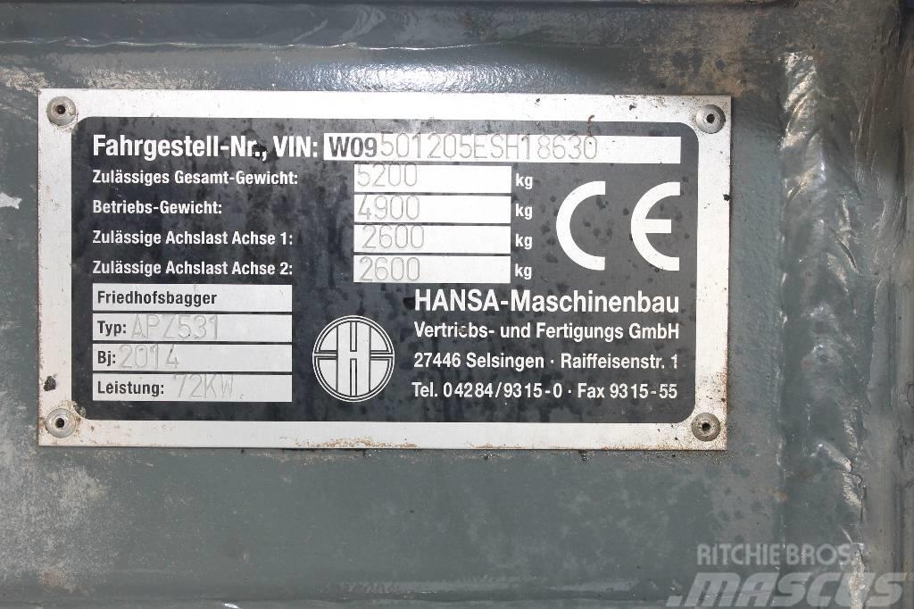 Hansa APZ 531 Колісні екскаватори