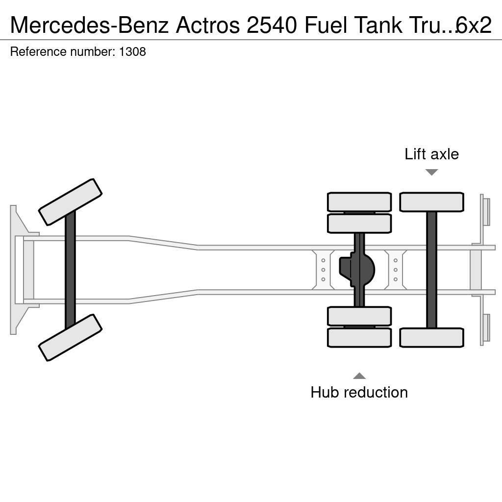 Mercedes-Benz Actros 2540 Fuel Tank Truck 20.700 Liters 6x2 V6 E Вантажівки-цистерни