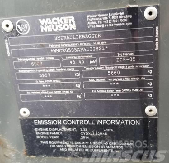 Wacker Neuson 6003 Гусеничні екскаватори
