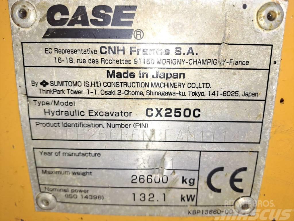 CASE CX 250 C Гусеничні екскаватори