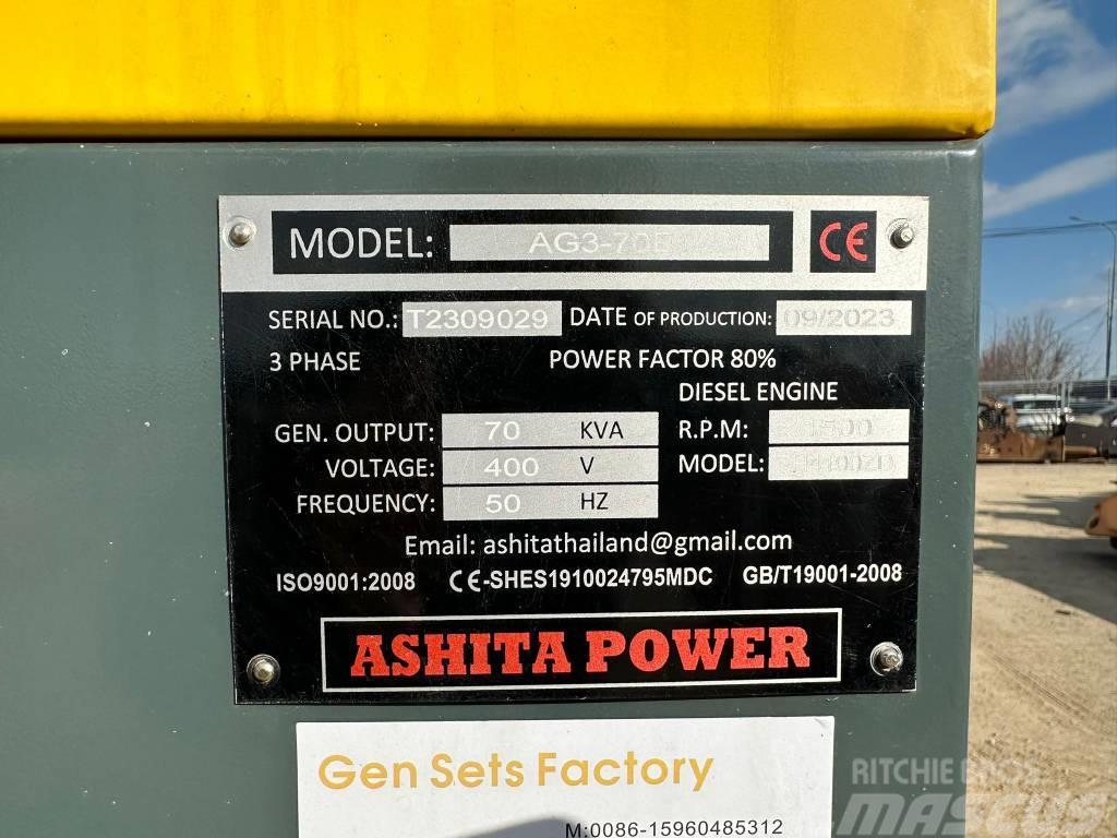 Ashita AG3-70E Дизельні генератори