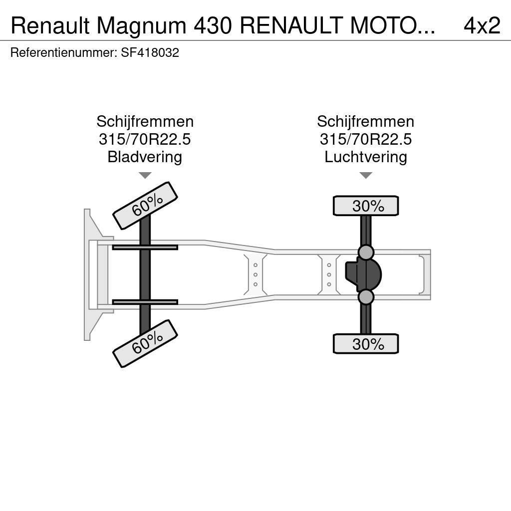 Renault Magnum 430 RENAULT MOTOR / AIRCO Тягачі