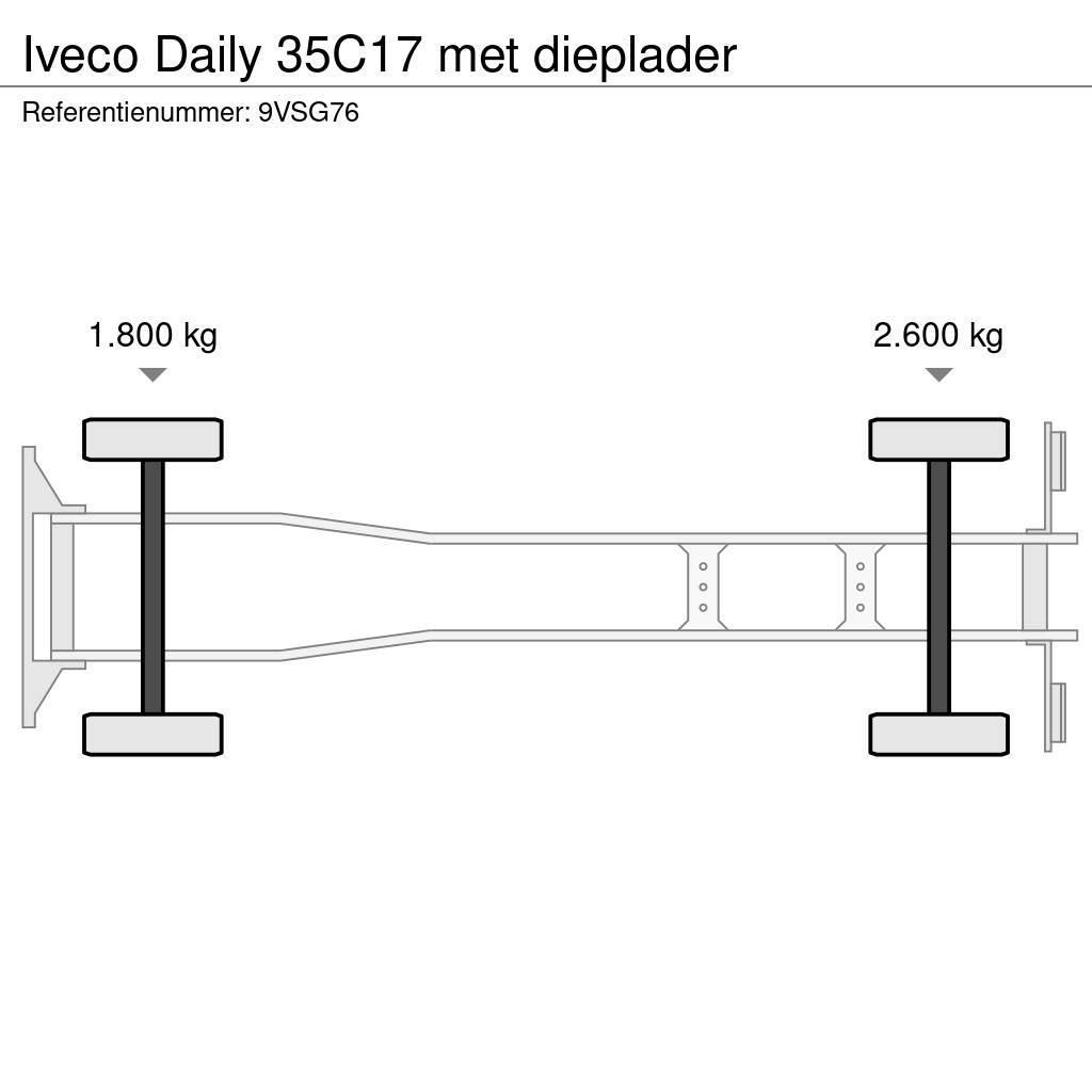 Iveco Daily 35C17 met dieplader Автовози