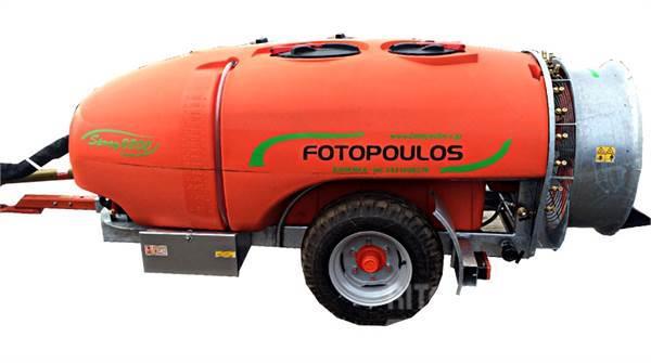  Fotopoulos Ψεκαστίκο συρόμενο 2 τόνων Інше додаткове обладнання для тракторів