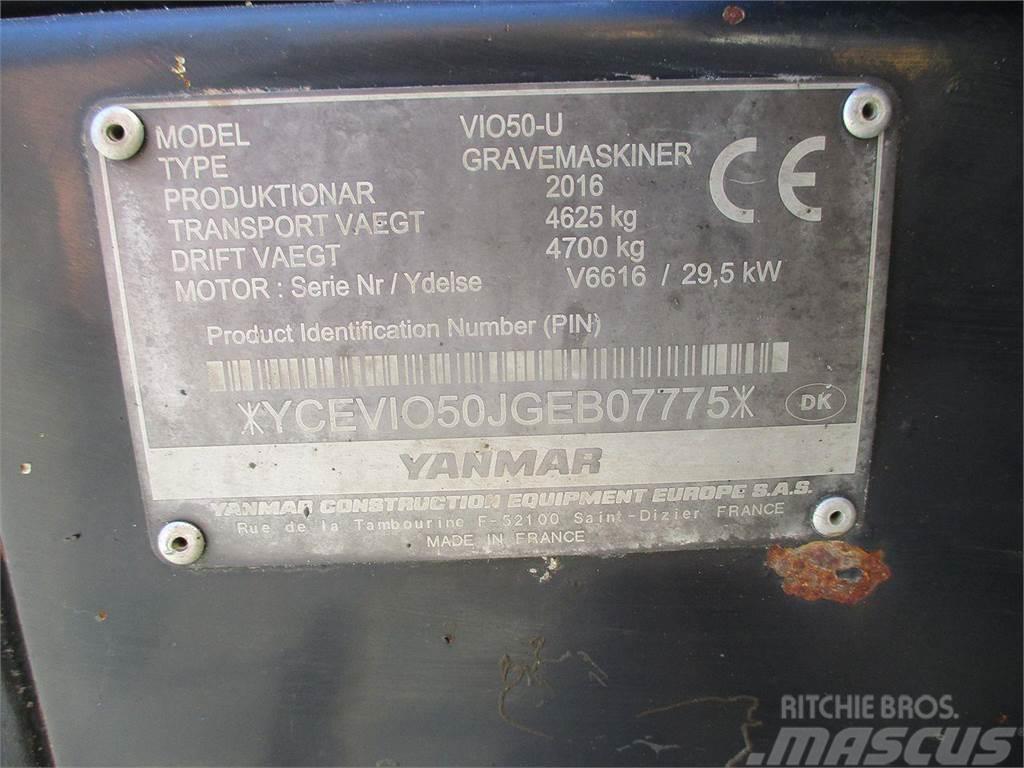 Yanmar VIO50U Колісні екскаватори