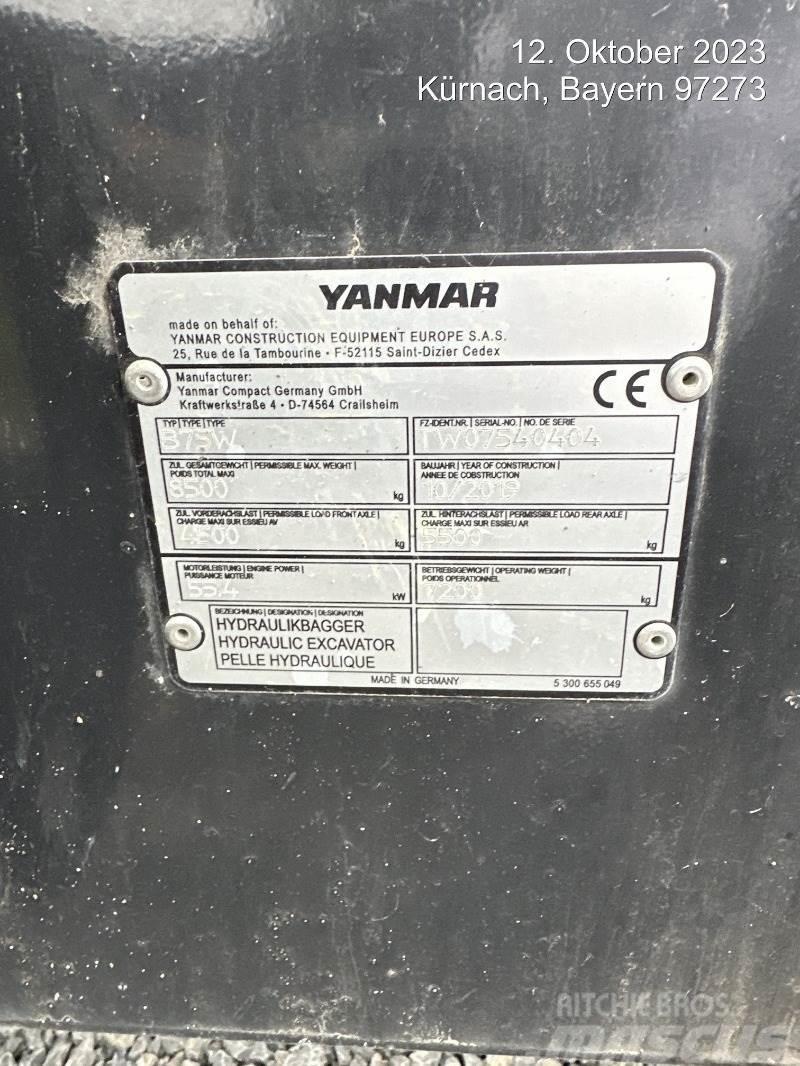 Yanmar B75W Колісні екскаватори