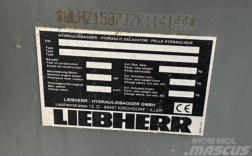 Liebherr A 914 Compact Колісні екскаватори