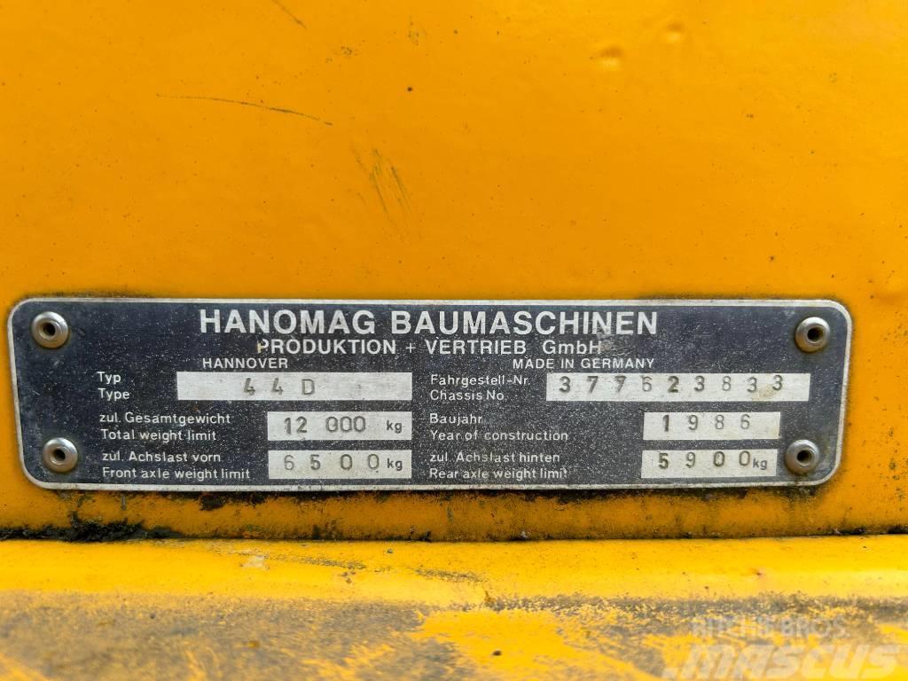 Hanomag 44 D Фронтальні навантажувачі