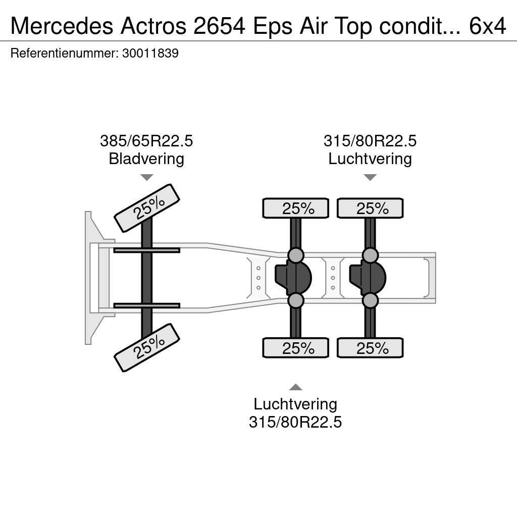 Mercedes-Benz Actros 2654 Eps Air Top condition Тягачі