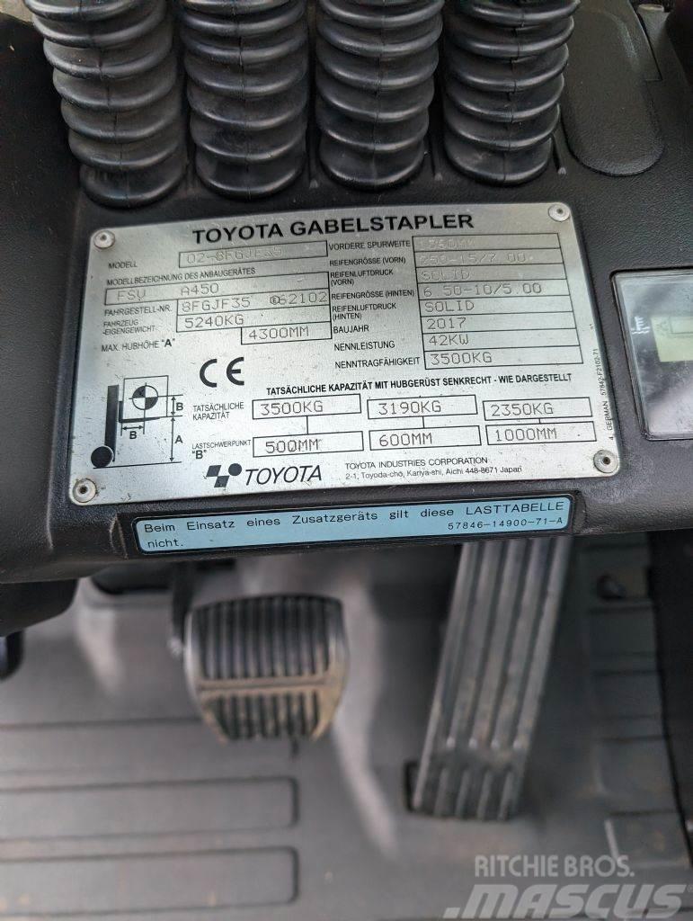 Toyota 8FGJF35 // Triplex // containerfähig Газові навантажувачі