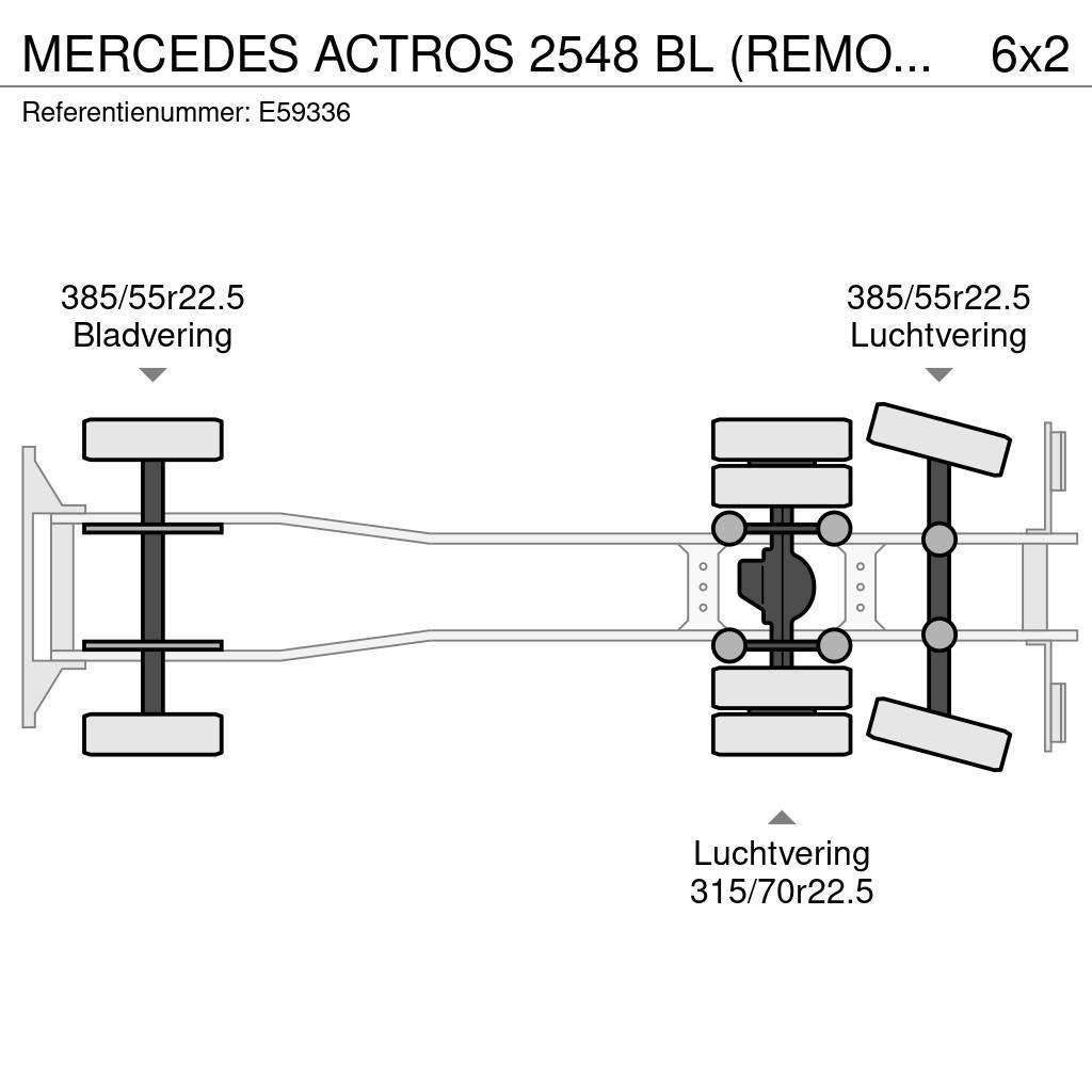 Mercedes-Benz ACTROS 2548 BL (REMORQUE:+6.000€) Тентовані вантажівки