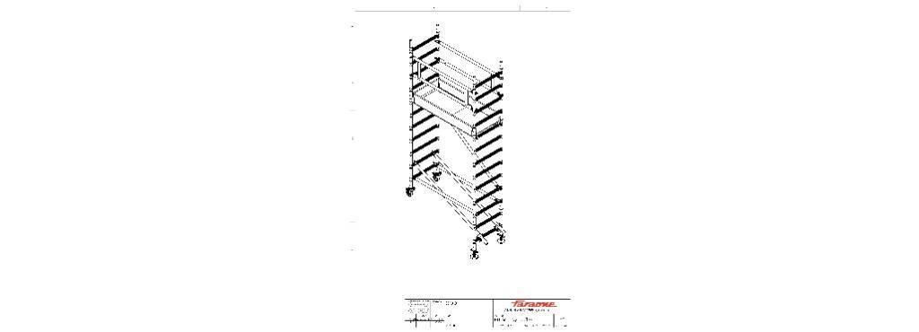 Faraone S180-54 wieża jezdna Ліси будівельні, підйомники, вежі-тури