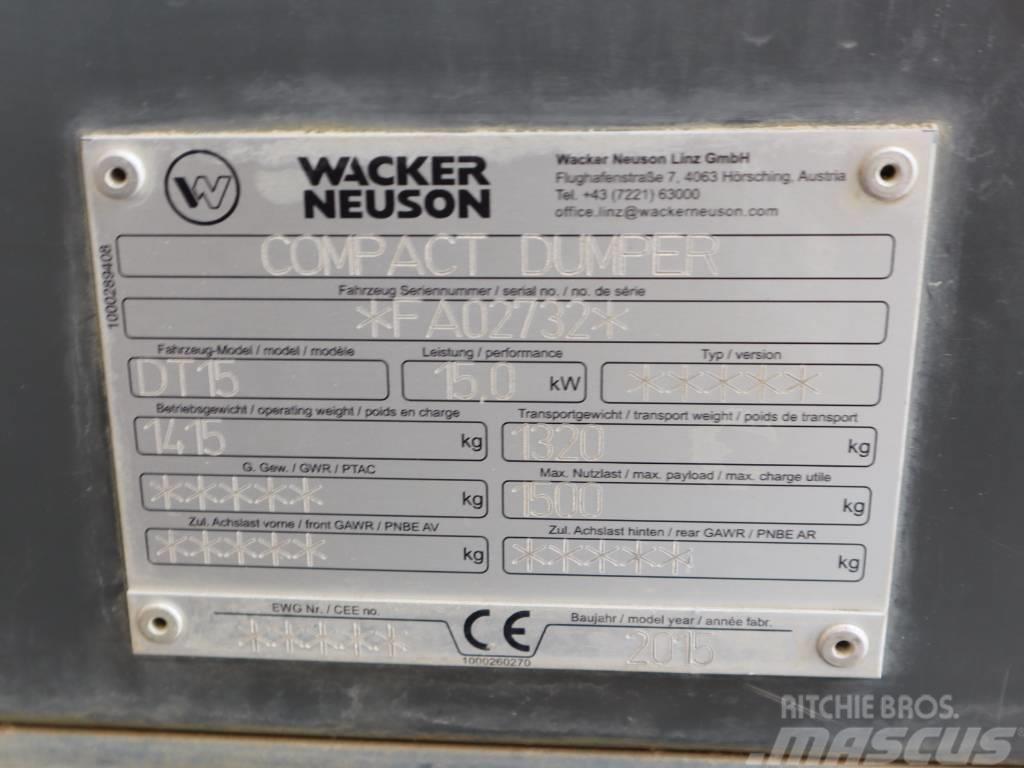 Wacker Neuson DT 15 Гусеничні самоскиди