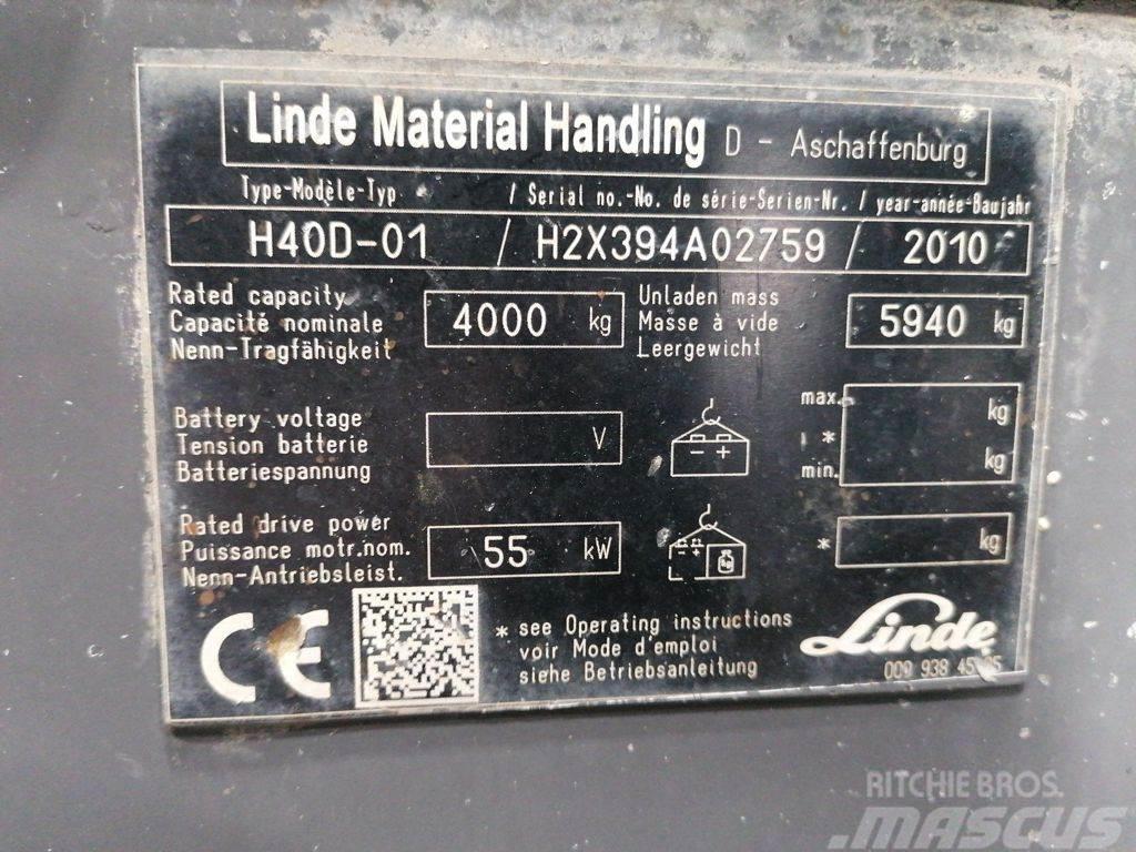 Linde H40D-01 Дизельні навантажувачі