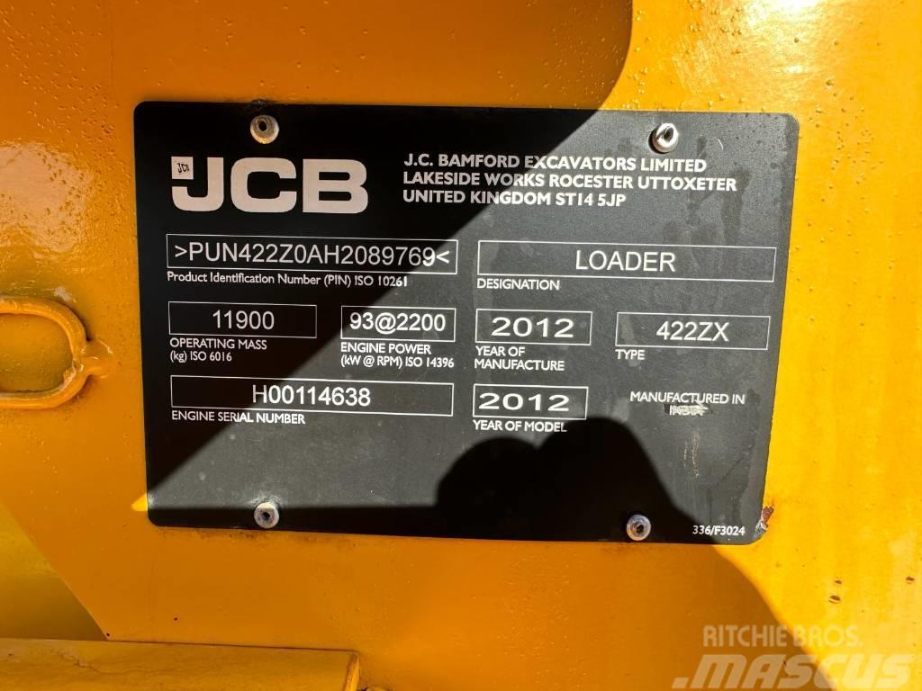 JCB AS NEW 600 HRS ONLY! 422 ZX LOADER LADLADER KOMATS Фронтальні навантажувачі
