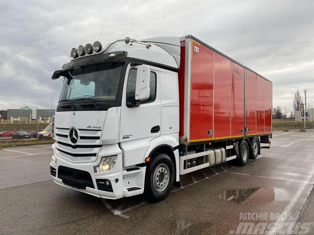 Mercedes-Benz Actros 2542 6x2*4 + SIDE OPENING 2X Фургони