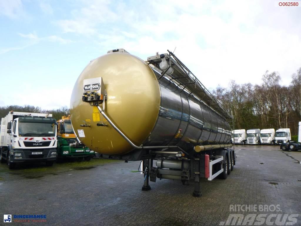 Van Hool Chemical tank inox 30 m3 / 1 comp ADR 12/03/2024 Напівпричепи-автоцистерни