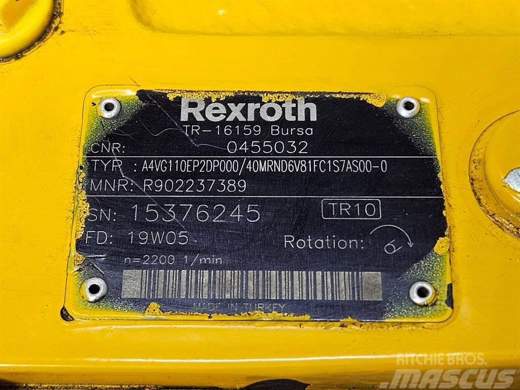 Rexroth A4VG110EP2DP000/40MR-Drive pump/Fahrpumpe/Rijpomp Гідравліка