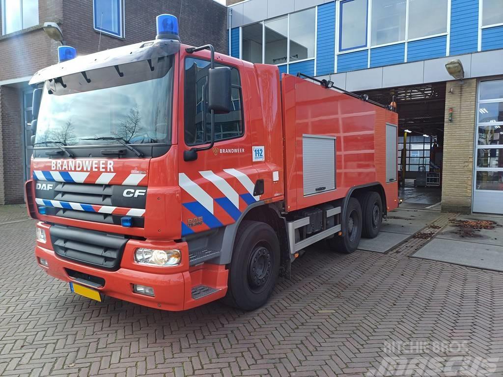 DAF CF75.360 Brandweer, Firetruck, Feuerwehr 12.000L Пожежні машини та устаткування