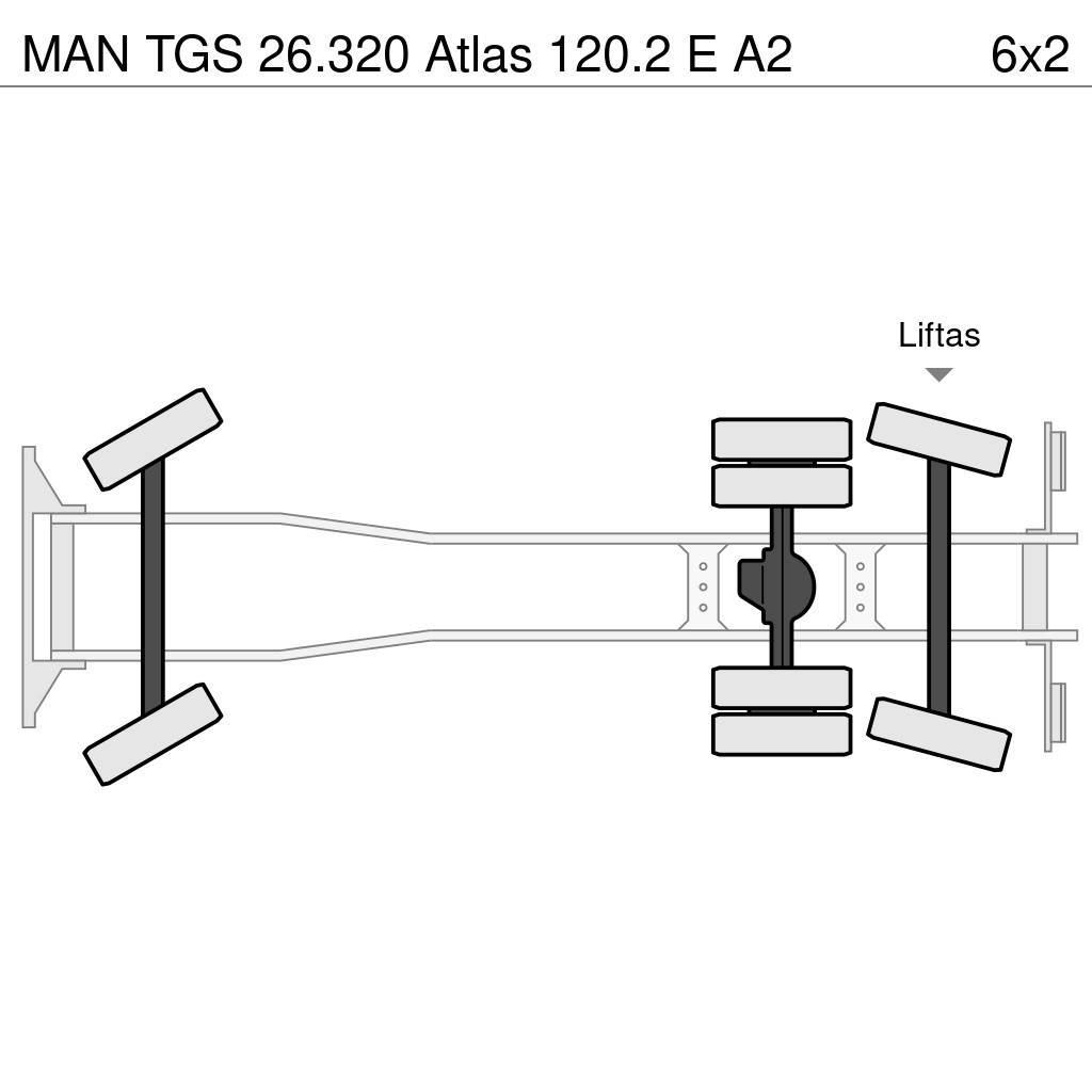 MAN TGS 26.320 Atlas 120.2 E A2 автокрани