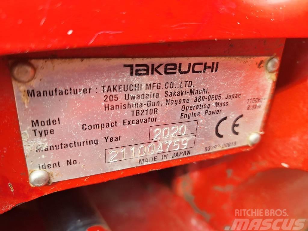 Takeuchi TB210R Міні-екскаватори < 7т