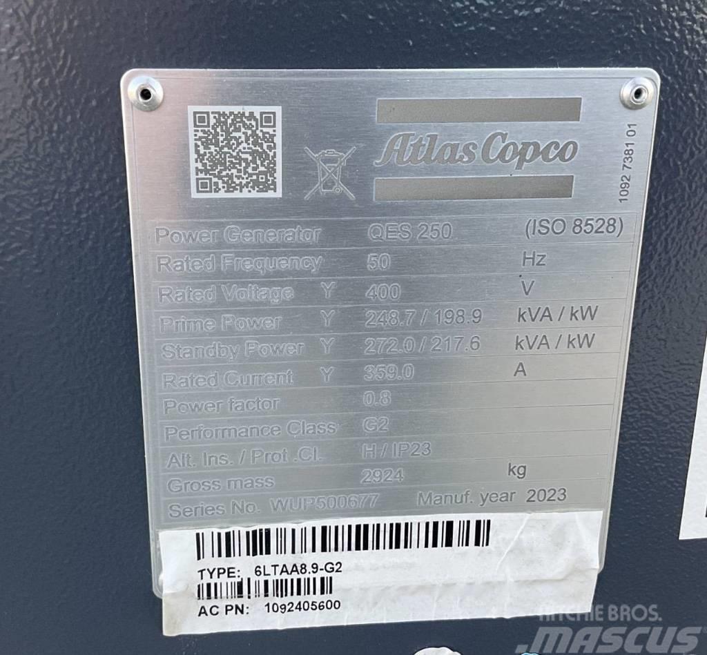 Atlas Copco QES 250 Super Silent Nowy Unused Дизельні генератори