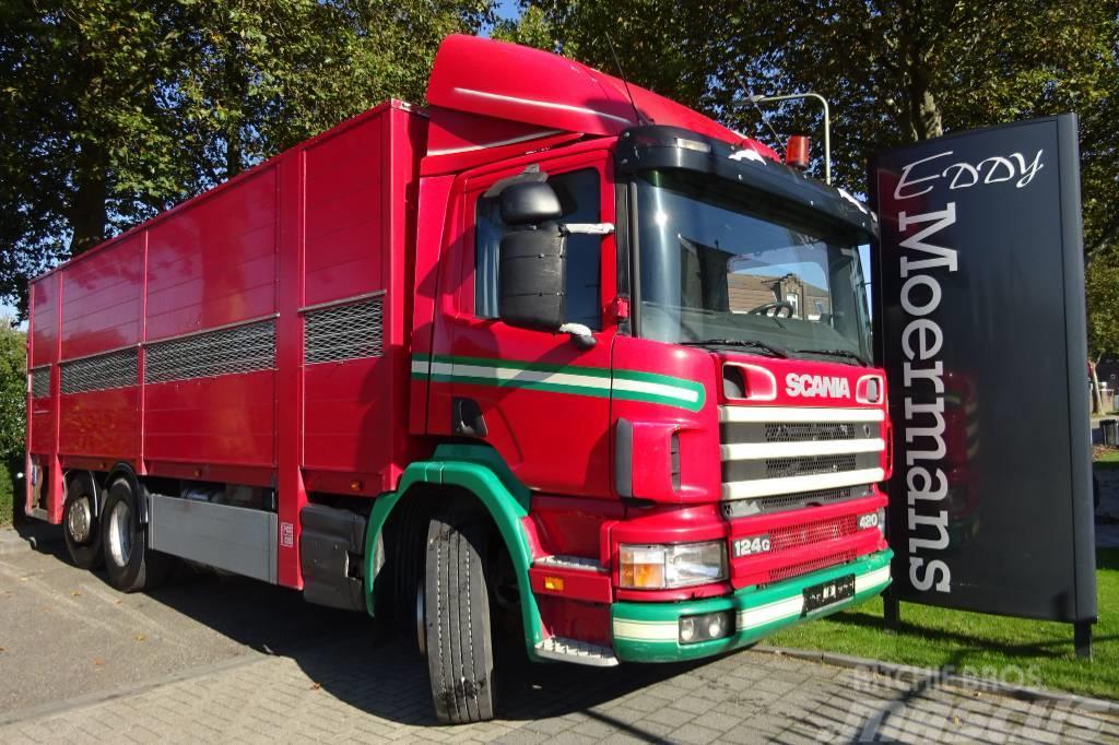 Scania P 124G 420 6x2*4 Livestock Автотранспорт для перевезення тварин