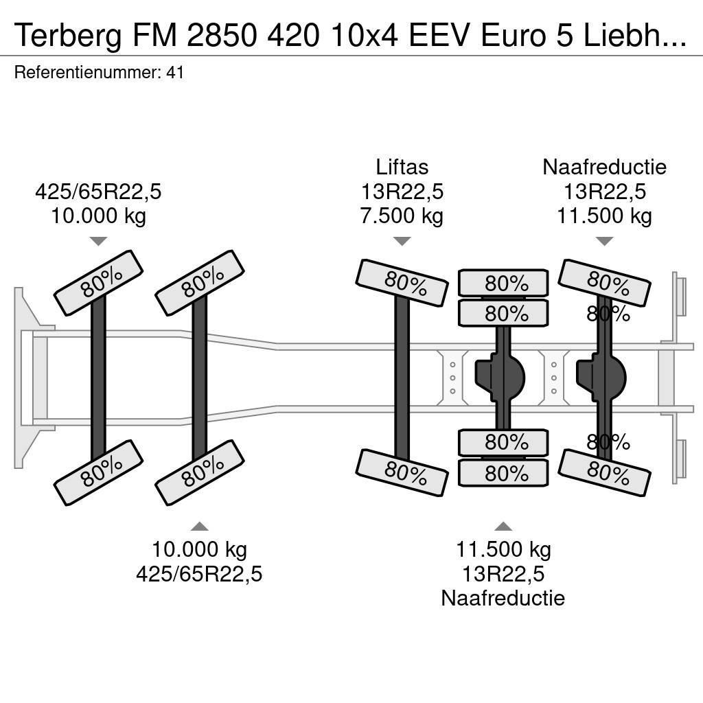 Terberg FM 2850 420 10x4 EEV Euro 5 Liebherr 15 Kub Mixer! Бетономішалки (Автобетонозмішувачі)