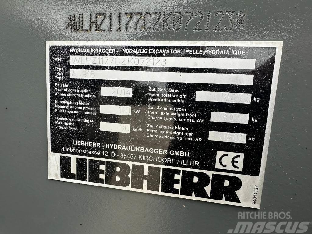 Liebherr A916 Litronic Колісні екскаватори