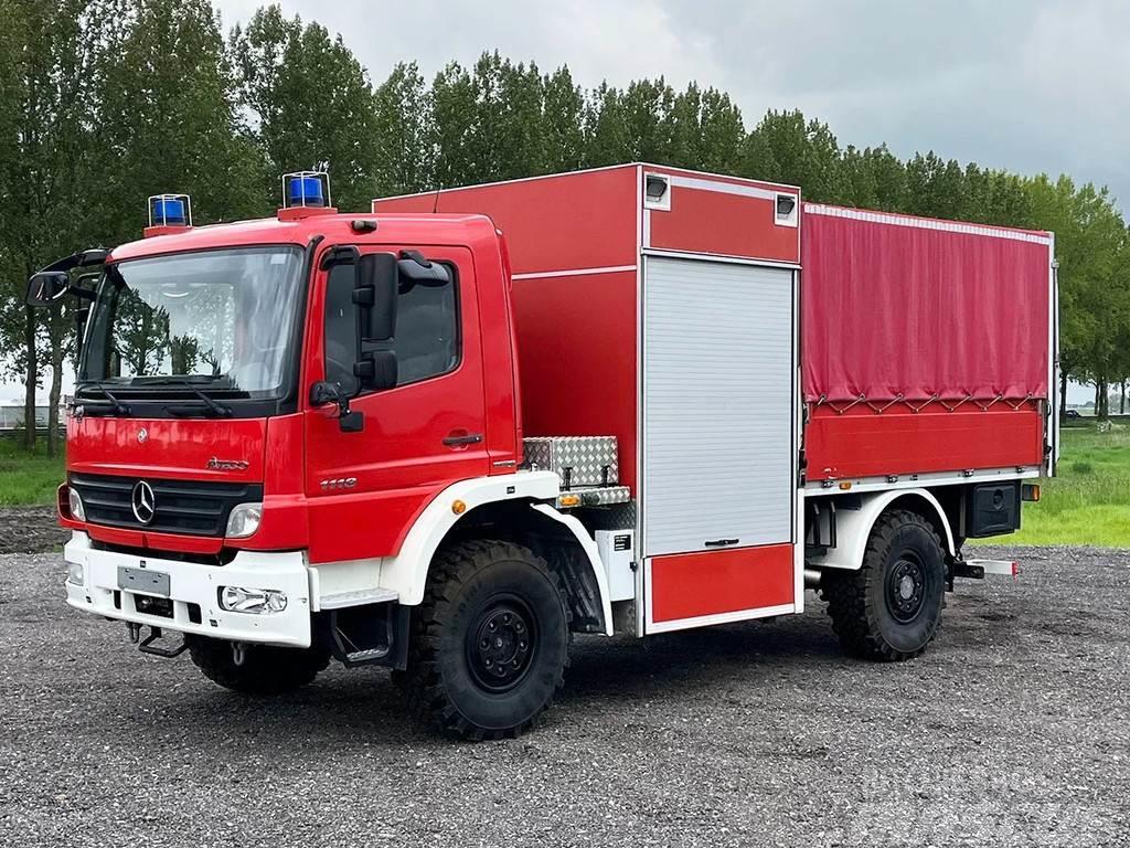 Mercedes-Benz Atego 1118 Tarpaulin / Canvas Box Truck Пожежні машини та устаткування