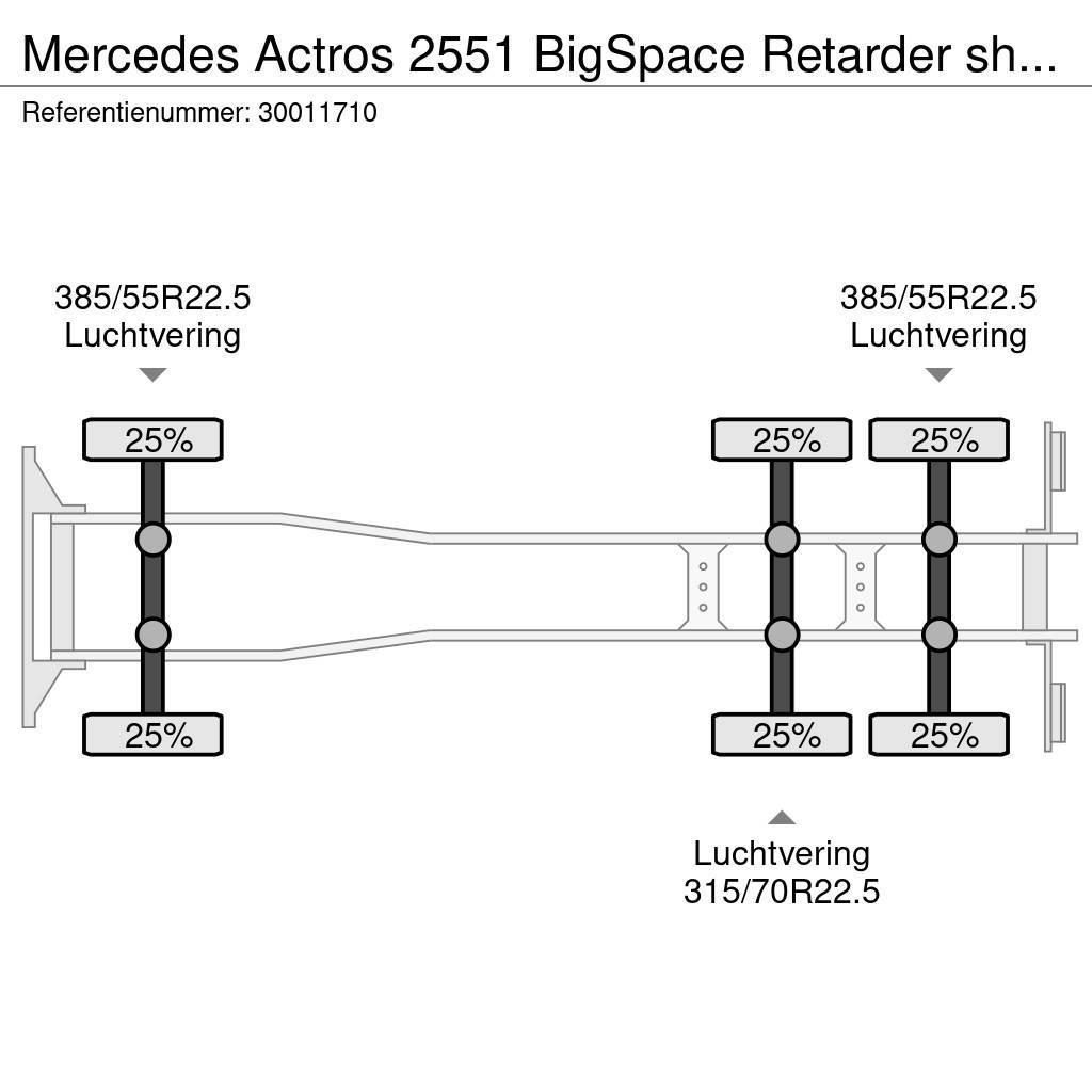 Mercedes-Benz Actros 2551 BigSpace Retarder showtruck Автоконтейнеровози