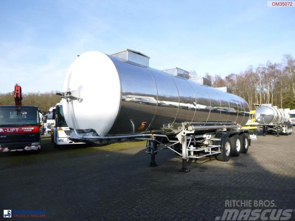 BSL Bitumen tank inox L4BH 30.8 m3 / 1 comp Напівпричепи-автоцистерни