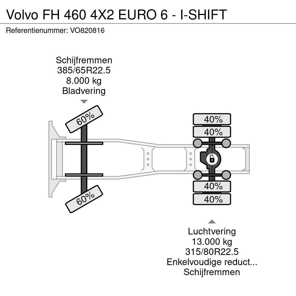 Volvo FH 460 4X2 EURO 6 - I-SHIFT Тягачі