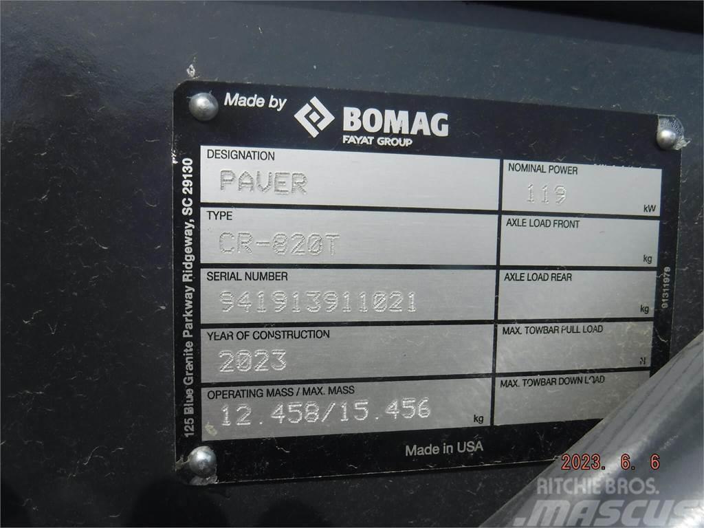 Bomag CR820T Асфальтовкладачі
