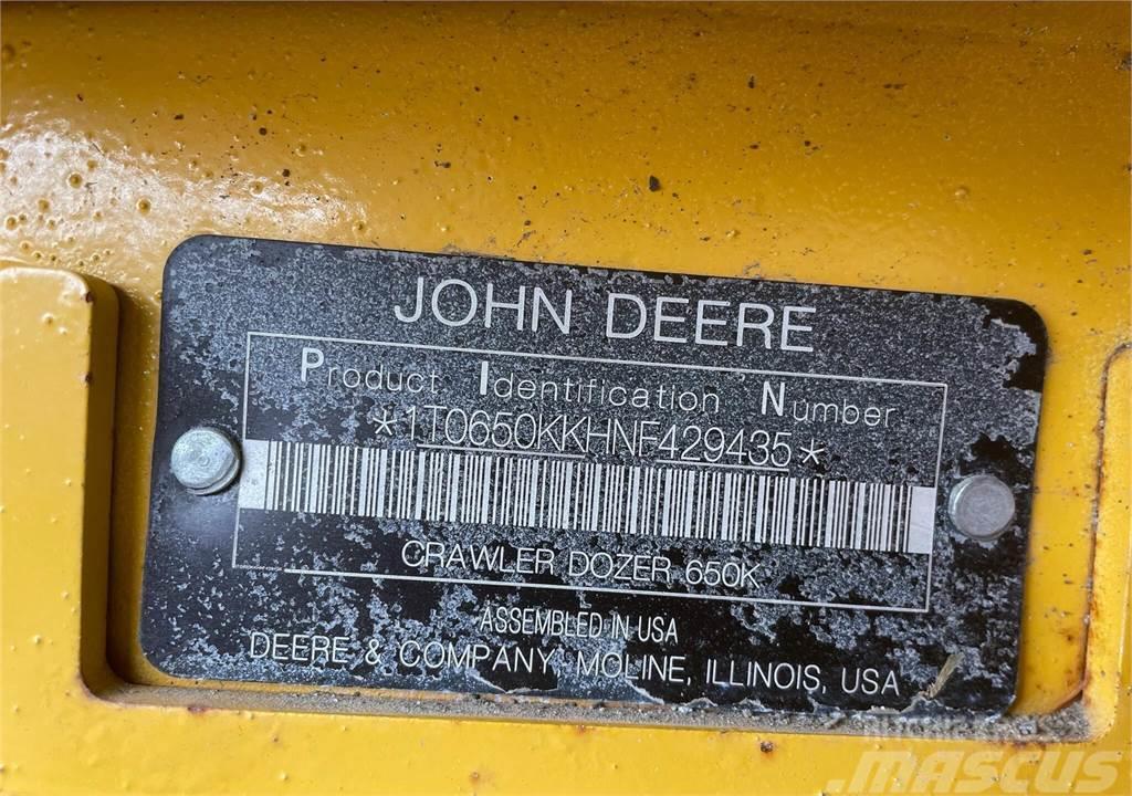 John Deere 650K LGP Гусеничні бульдозери