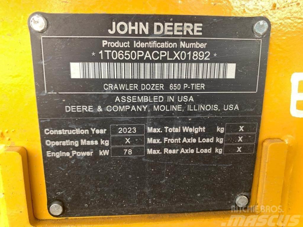 John Deere 650P LGP Гусеничні бульдозери