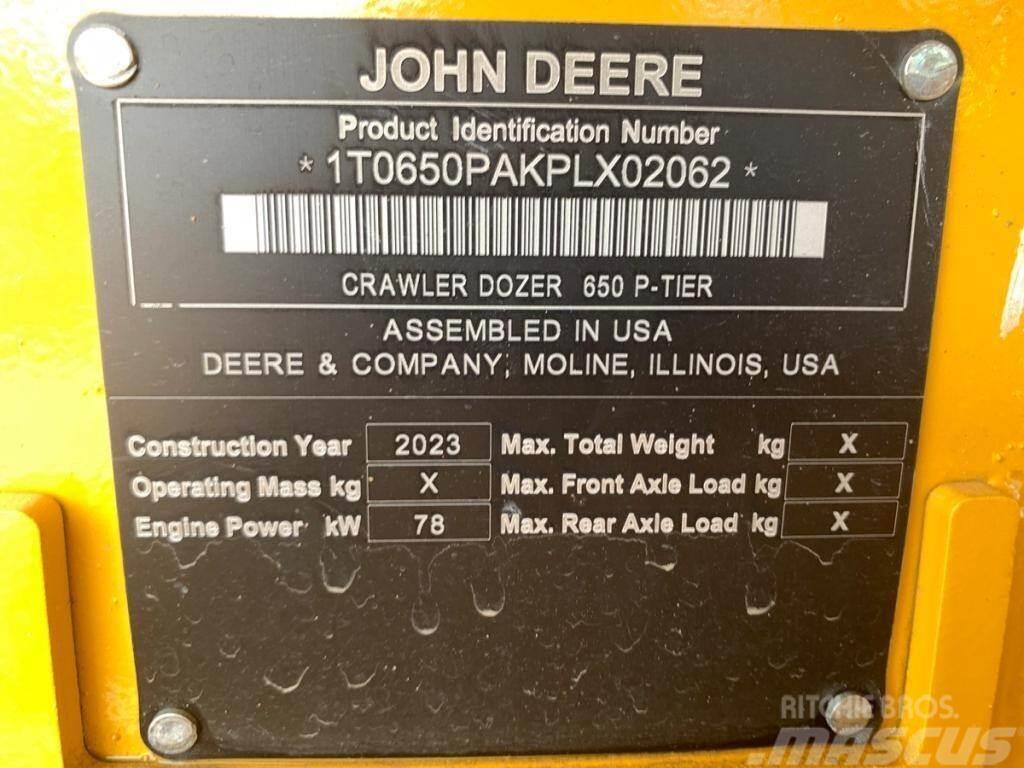 John Deere 650P LGP Гусеничні бульдозери