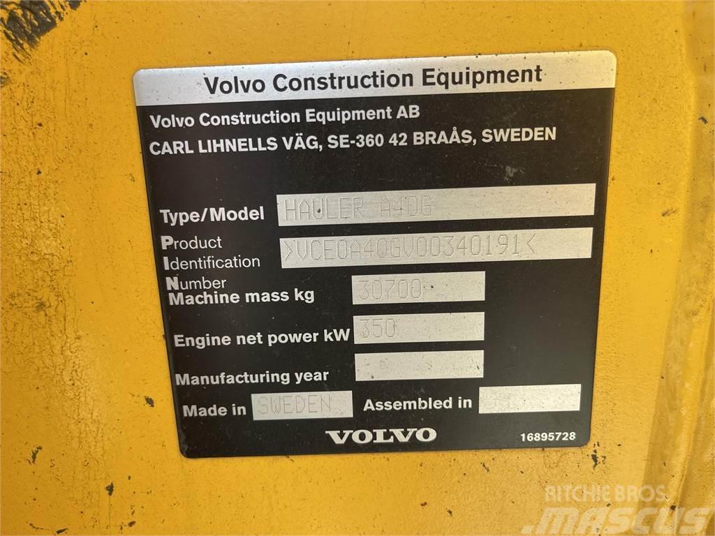 Volvo A40G Поливальні машини