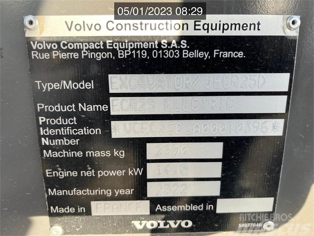 Volvo ECR25 ELECTRIC Міні-екскаватори < 7т
