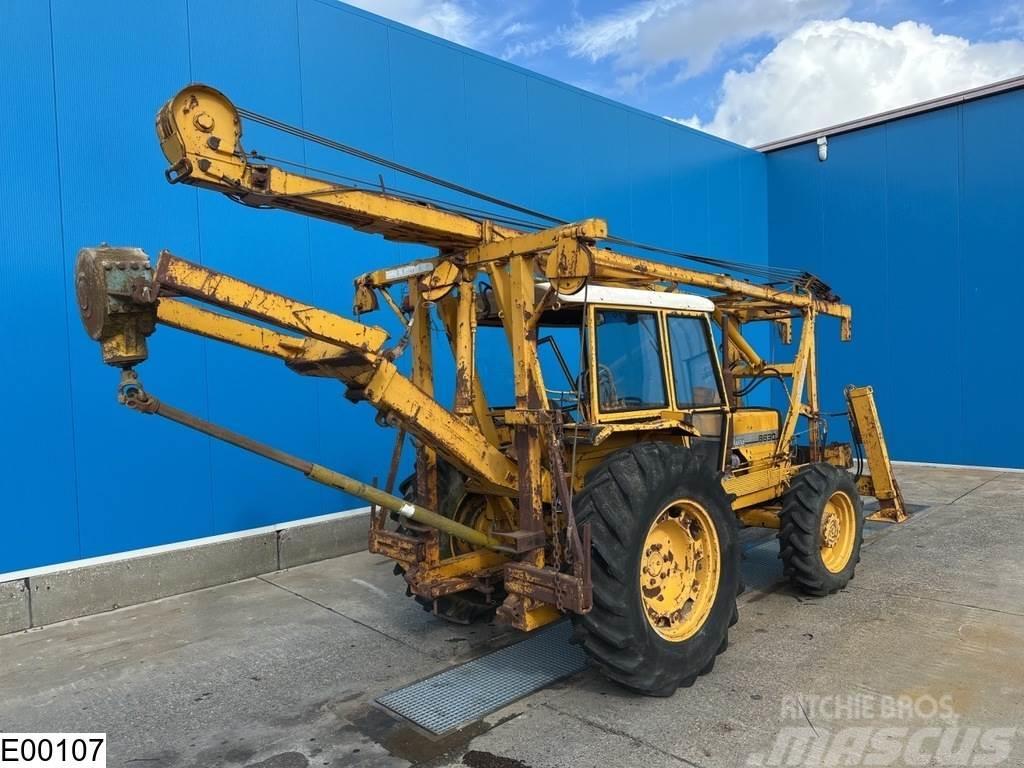 Landini 8830 4x4, Tractor with cable crane, drill rig Трактори