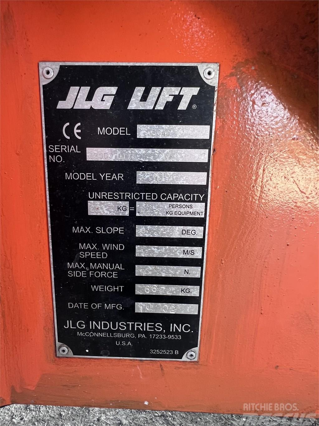 JLG E450 AJ Колінчаті підйомники