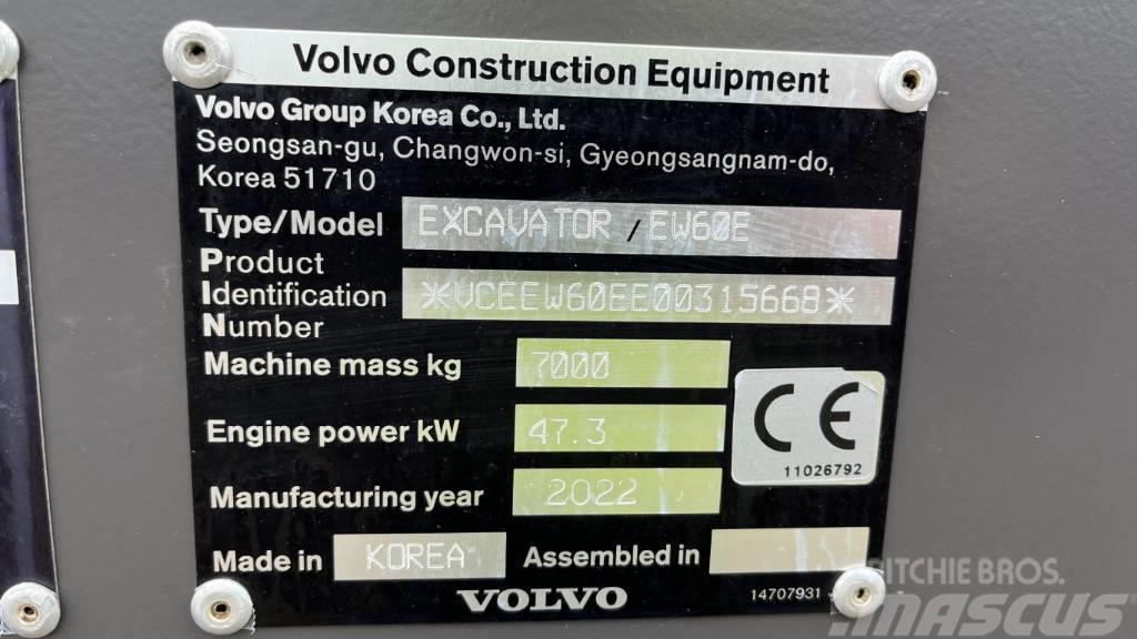 Volvo EW60E Колісні екскаватори
