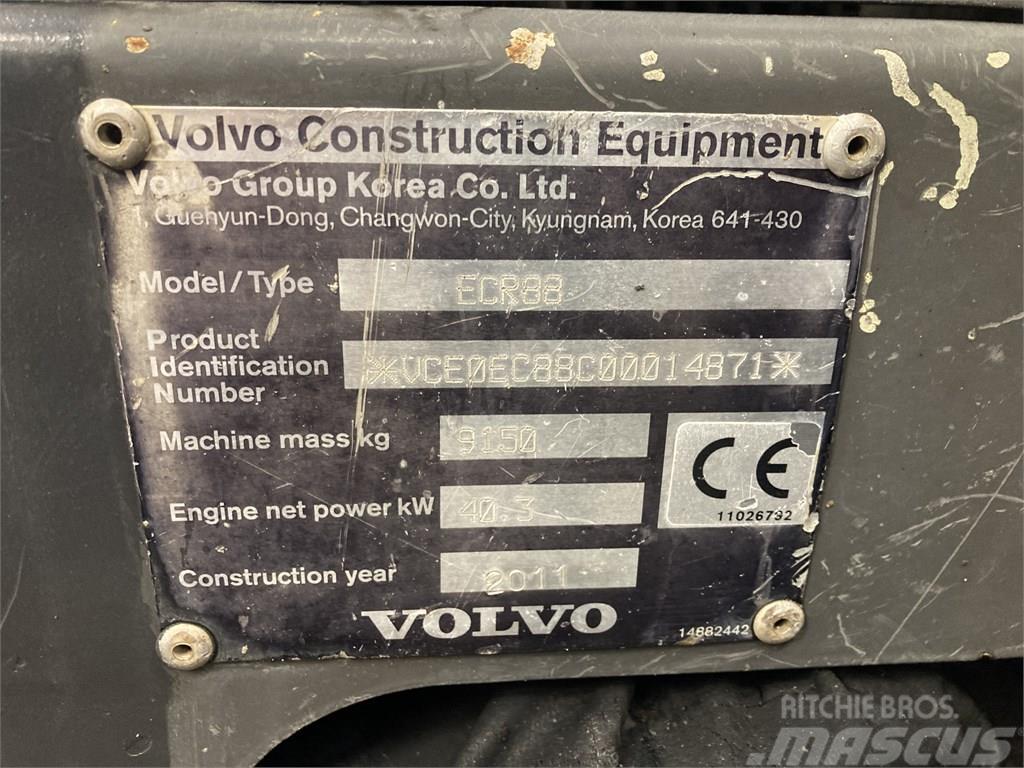 Volvo ECR 88 Середні екскаватори 7т. - 12т.