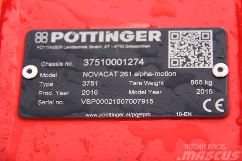 Pöttinger Novacat Alpha-Motion 261 Навісні та причіпні косарки