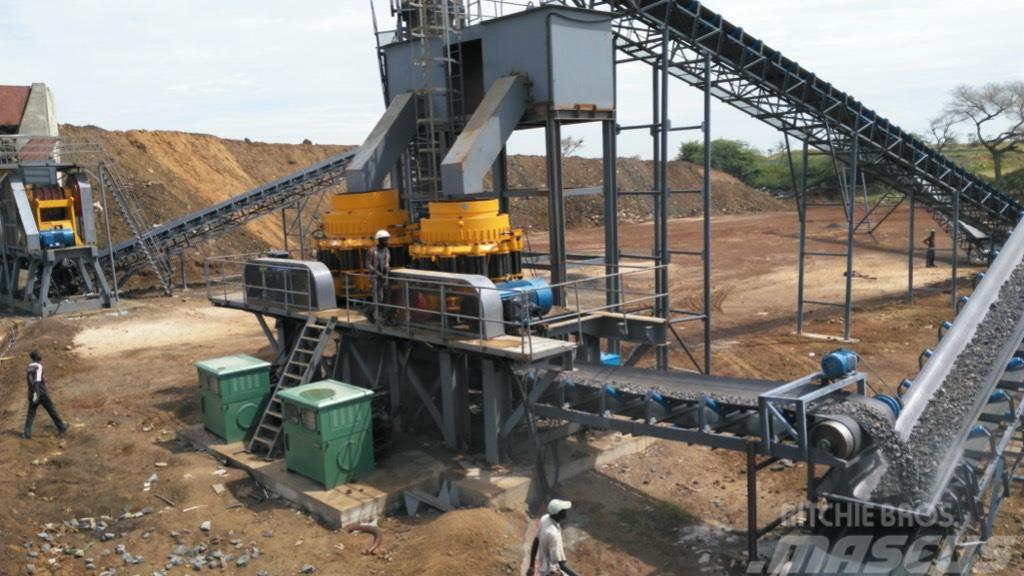 Kinglink 250tph Basalt/Granite stone crushing plant Установки для виготовлення заповнювача
